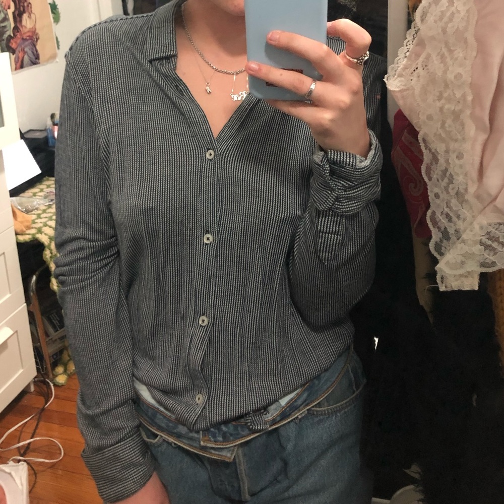 Small Fitted Zara Man Button Up